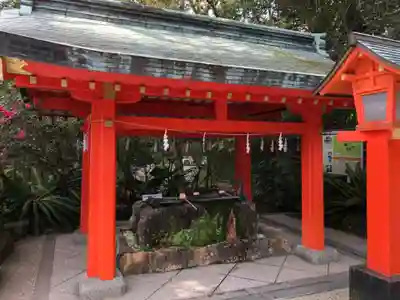 枚聞神社の手水舎