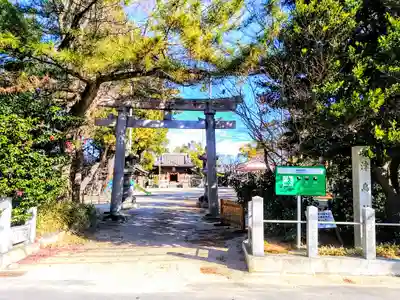津島社の鳥居