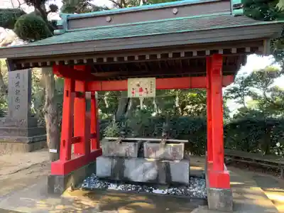 森浅間神社の手水舎