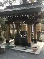 山中諏訪神社の手水舎