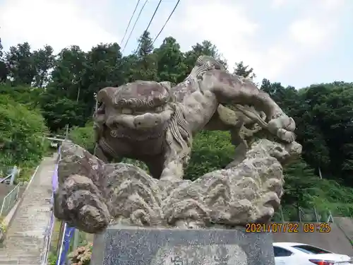 石都々古和気神社の狛犬