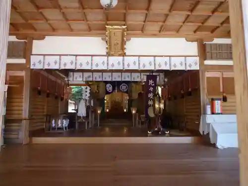 比々岐神社の本殿・本堂