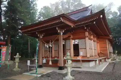 阿久津「田村神社」(郡山市阿久津町)旧社名:伊豆箱根三嶋三社の本殿・本堂