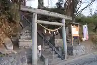 阿久津「田村神社」(郡山市阿久津町)旧社名:伊豆箱根三嶋三社の鳥居