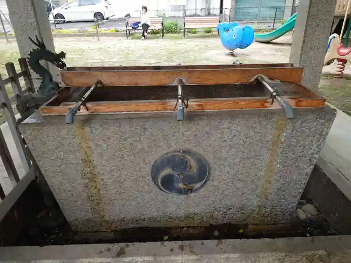 前橋八幡宮の手水舎