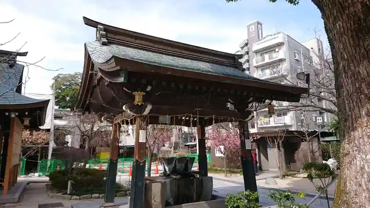 櫛田神社の手水舎