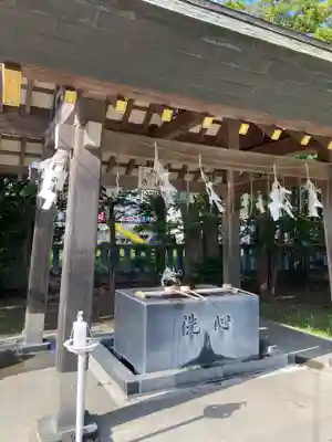 篠路神社の手水舎