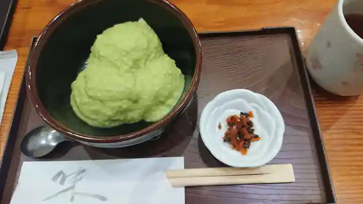 秋保神社の食事