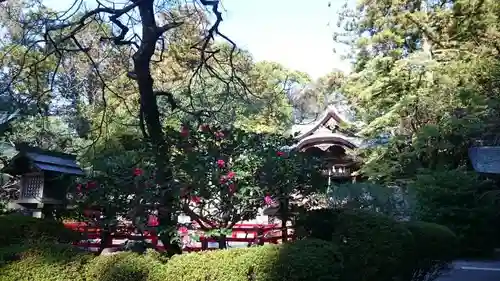 岡崎神社の庭園