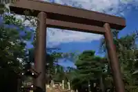 開成山大神宮の鳥居