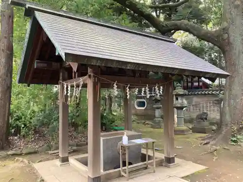 赤坂氷川神社の手水舎