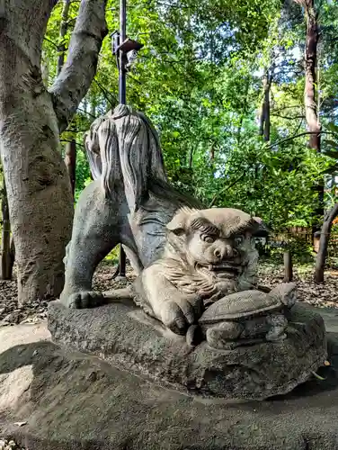 駒木諏訪神社の狛犬