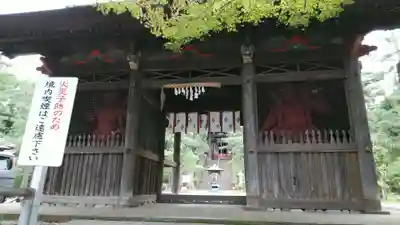 岩殿山安楽寺(吉見観音)の山門・神門