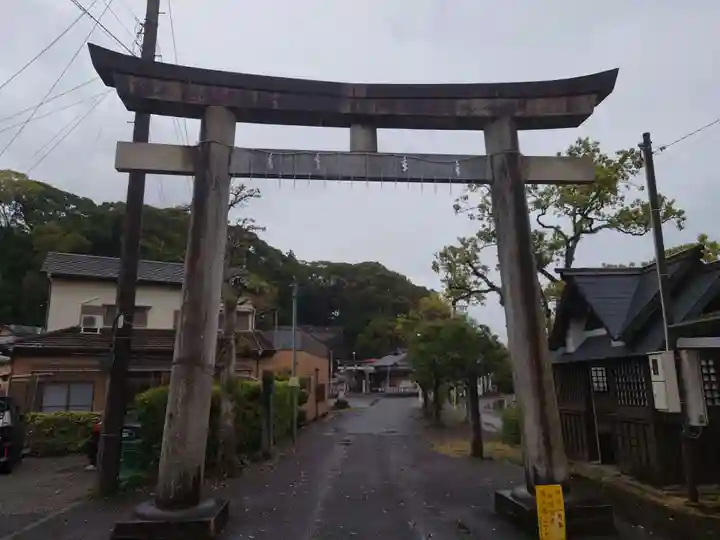 飽波神社の鳥居