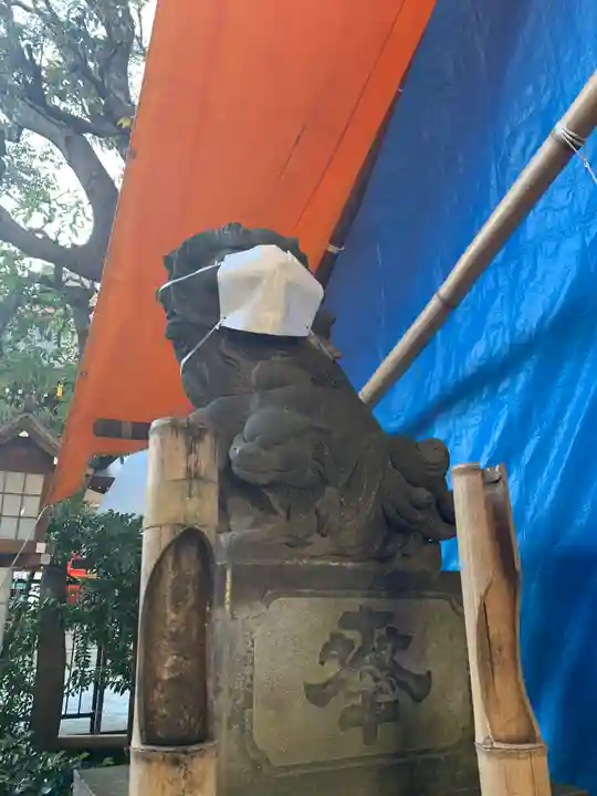 大鳥神社の狛犬