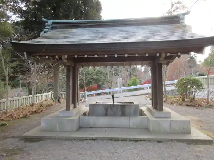 茨城縣護國神社の手水舎