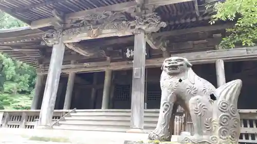 黒石寺の狛犬