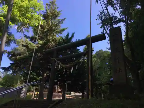 上野幌神社の鳥居