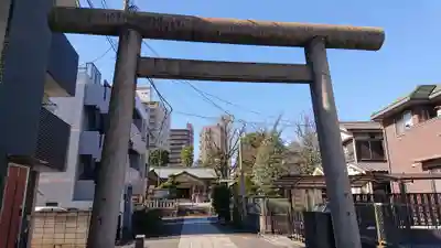 天祖諏訪神社の鳥居