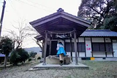 五社神社の手水舎