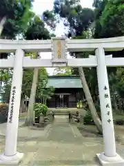 中山熊野神社の鳥居