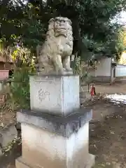 新井天神北野神社の狛犬