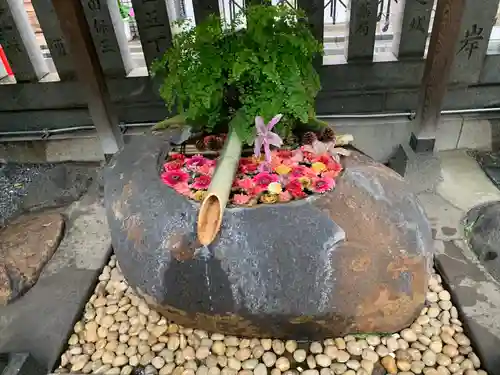 元三島神社の手水舎