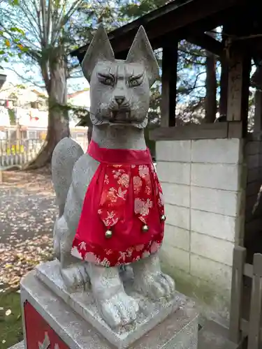 上石原若宮八幡神社の狛犬