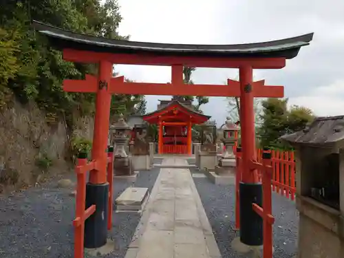 建勲神社の鳥居