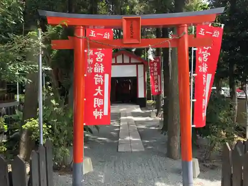 河尻神宮の鳥居