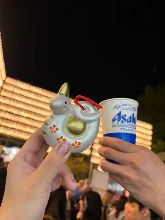 花園神社の食事