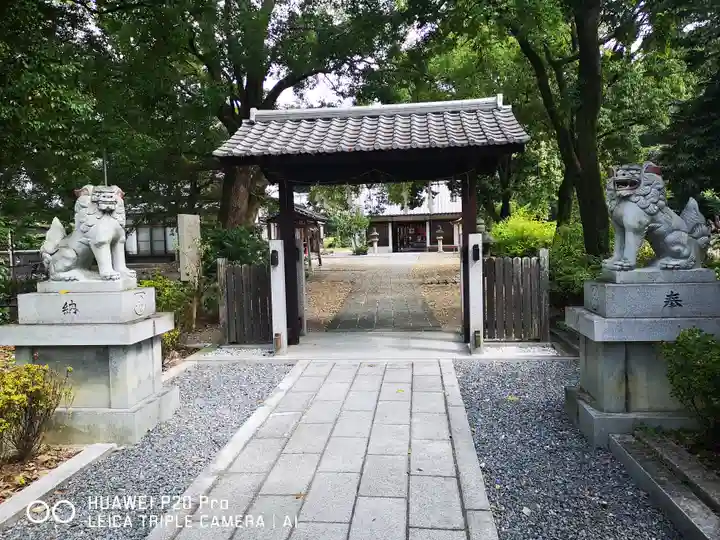旦椋神社の山門・神門