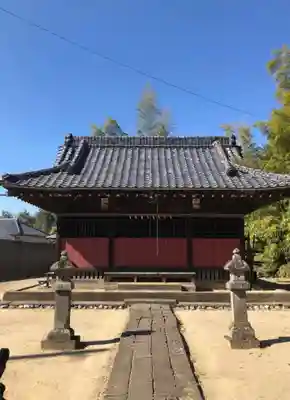 青毛五柱神社の本殿・本堂