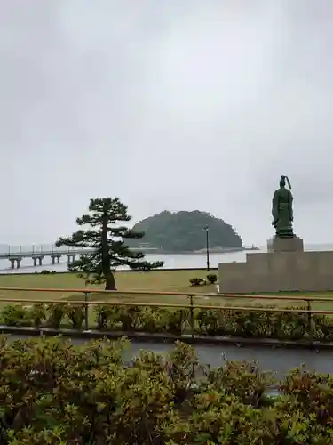 八百富神社の景色