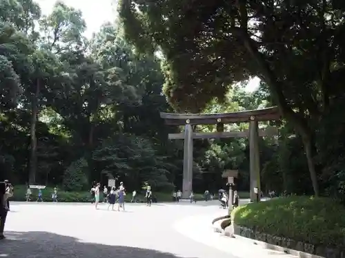 明治神宮の鳥居