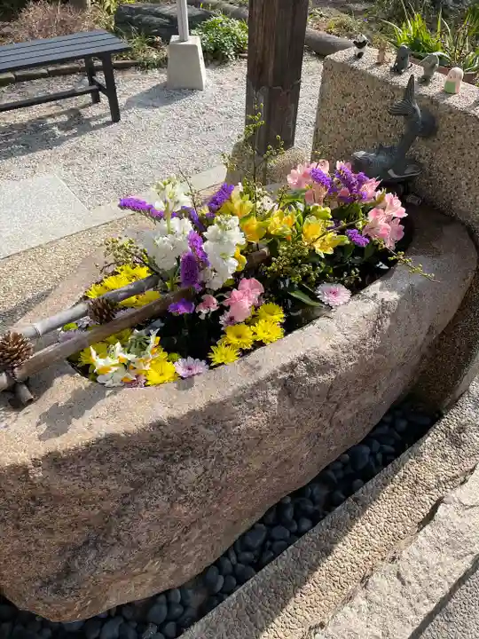 水堂須佐男神社の手水舎