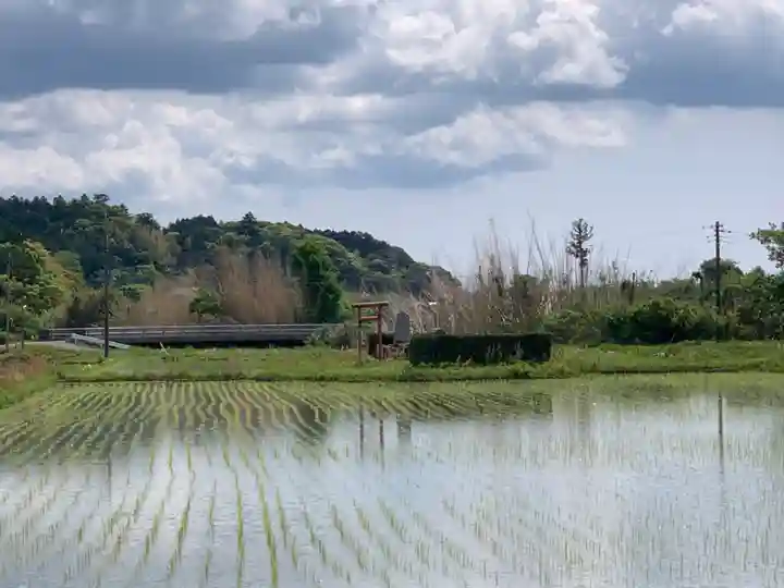 神社(名称不明)の周辺