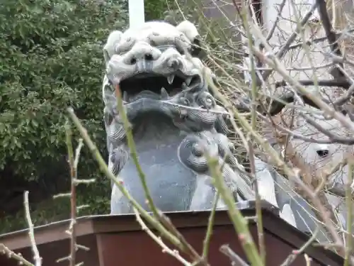 綱敷天神社の狛犬