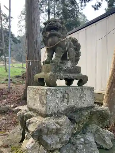 五十餘州神社の狛犬