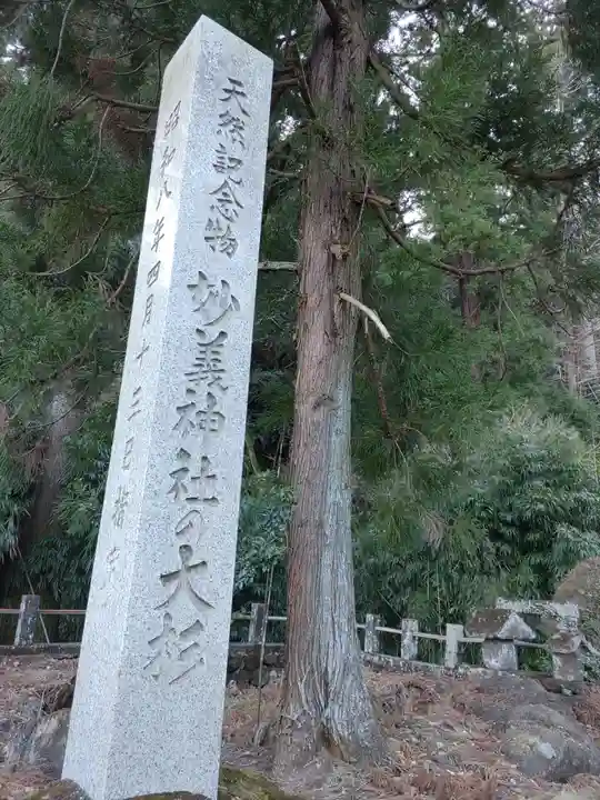 妙義神社の自然