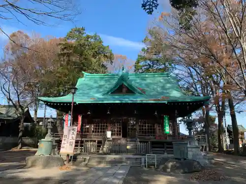 (下館)羽黒神社の本殿・本堂