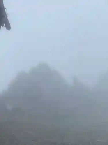 雄山神社峰本社の景色