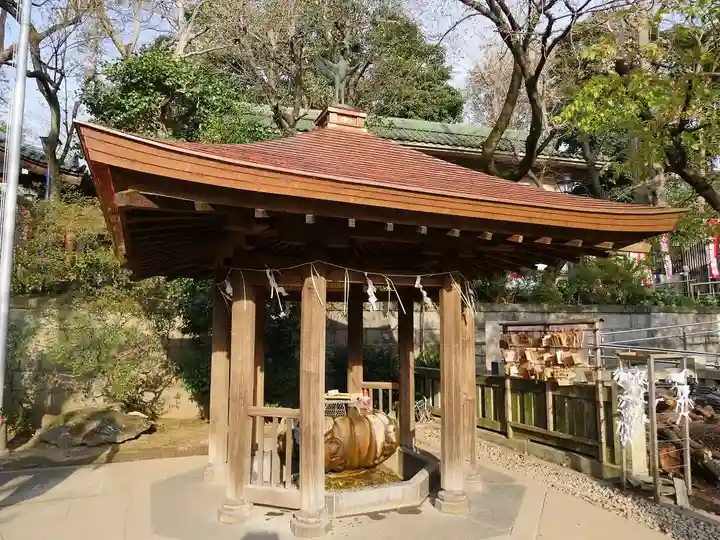 五條天神社の手水舎