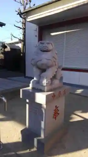 葛飾氷川神社の狛犬