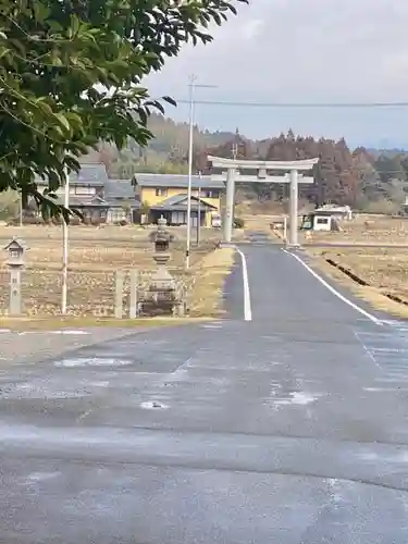 檜尾神社の鳥居