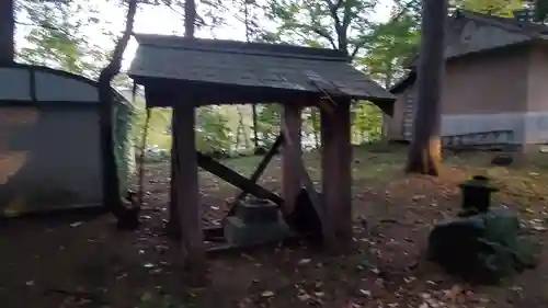 占冠神社の手水