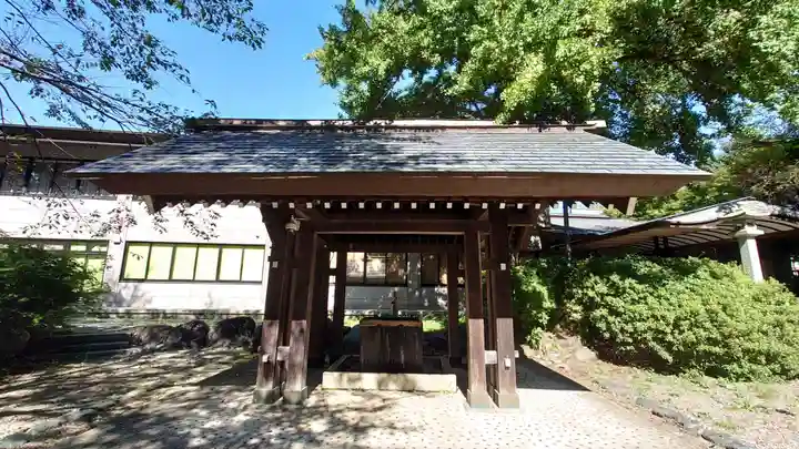 岩手護國神社の手水舎