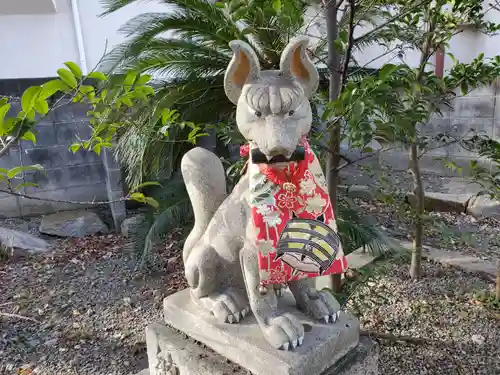 呉服神社の狛犬