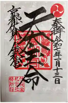 金札宮 伏見五福めぐり大黒寺のお向かいです。