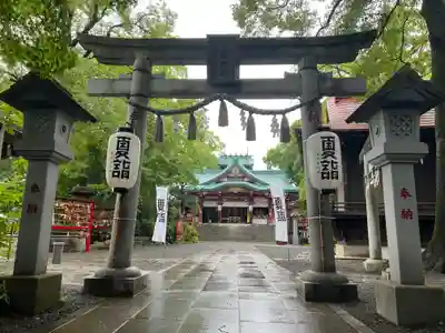 多摩川浅間神社の鳥居